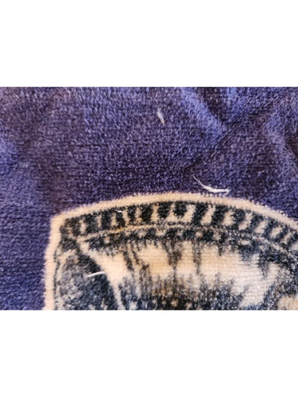 Set of Two Towels Sea Shells Cotton Beach Nautical Navy White Ocean Vacation